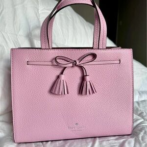 Kate Spade Blush Pink Tote with Tassels